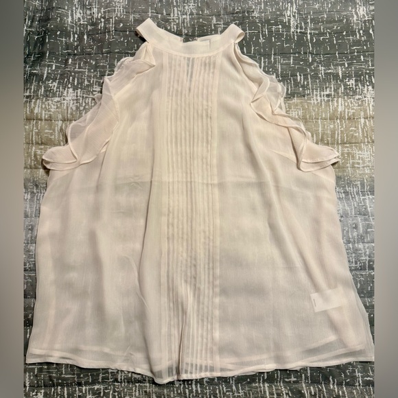 Express Tops - Express - Cream/Off White - Sleeveless/Neck Closure - Size XL
